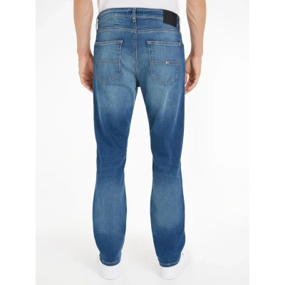 Afbeelding van Tommy Jeans RYAN Relaxed Straight fit jeans, Heren, Maat: 33x32, Wilson mid blue stretch