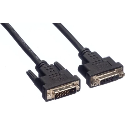 Afbeelding van DVI verlengkabel Goobay 3 meter (DVI D, Dual Link, 100% koper, Zwart)