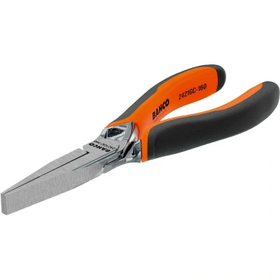 Afbeelding van Bahco Platbektang ERGO™ lang tweecomponentengrepen verchroomd 140 mm industrieverpakking 2421GC 140IP