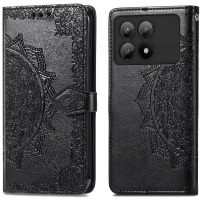 Afbeelding van Xiaomi Poco X6 Pro Hoesje Kunstleder iMoshion Bookcase Zwart Telefoonhoesje