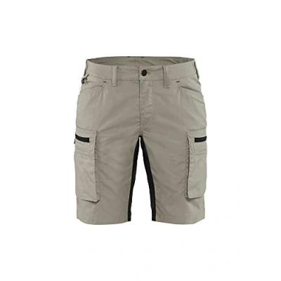 Afbeelding van Blaklader Dames Service Short met stretch 7149 1845 Stone/Zwart