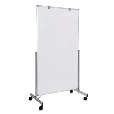 Afbeelding van Maul Mobiel whiteboard MAULpro easy2move (b x h) 1000 mm 1800 Wit Kunststof coating Aan beide zijden te gebruiken, Incl. wielen