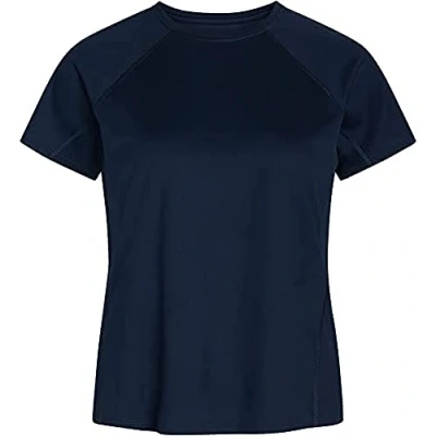 Afbeelding van Zebdia Tshirt basic, Dames, Maat: Medium, Navy