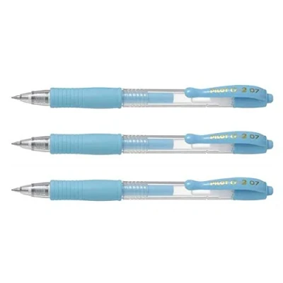Afbeelding van Pilot G 2 Gel Ink Pastel Blauwe Rollerball pen Medium Tip