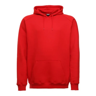 Afbeelding van Urban Classics Blank Hoody Hoodie, Heren, Maat: XS, Red