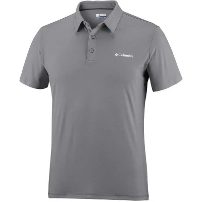Afbeelding van Columbia Triple Canyon Tech Poloshirt Met Korte Mouwen Grijs S Man