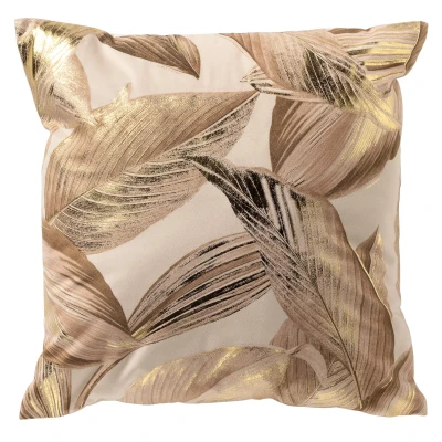 Afbeelding van Dutch Decor MAYSA Sierkussen 45x45 cm Irish Cream beige Inclusief binnenkussen