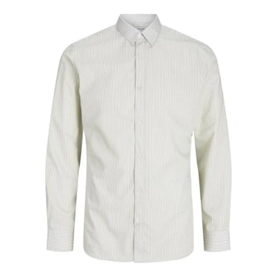 Afbeelding van Jack &amp; Jones Jjjoe Print Shirt Zakelijk overhemd, Heren, Maat: XS, Crockery