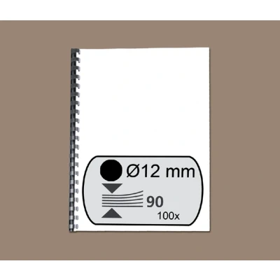 Afbeelding van GBC COMBBIND 12MM ZWART D100X