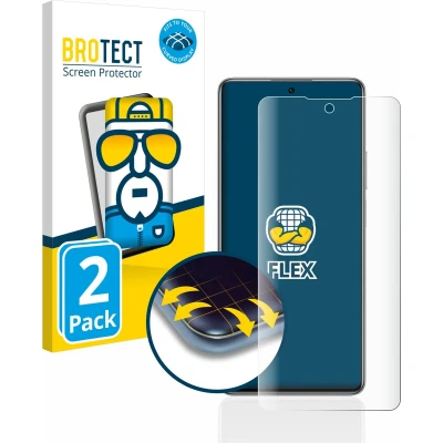 Afbeelding van BROTECT Screenprotector voor Xiaomi 11T Pro Folie Beschermfolie transparant volledig dekking (2 Stuks)