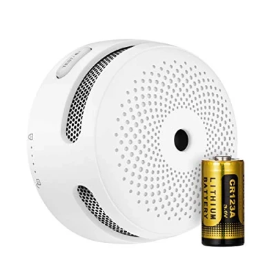Afbeelding van X Sense Wireless Interconnected Smoke Alarm Detector with Over 820 ft Transmission Range, Replaceable Battery Operated Mini Fire Alarm, Conforms to EN 14604 Standard, XS01 WR, 1 Pack