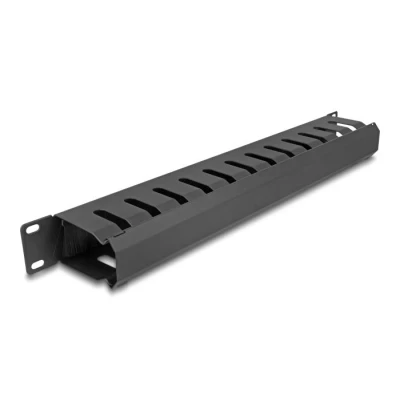 Afbeelding van Delock 19″ Kabelmanagement Rangierpanel mit Bürste und 2 Öffnungen