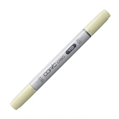 Afbeelding van COPIC Ciao Marker Type Y 00, Barium Geel, veelzijdige layout marker, op alcoholbasis, met een medium breedte en penseelpunt