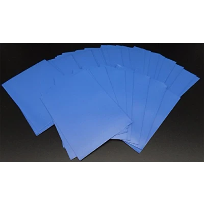 Afbeelding van Docsmagic.de 5 x 100 Mat Blue Card Sleeves Standard Size 66 91 PKM MTG