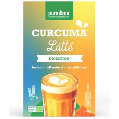 Afbeelding van Purasana Instant Curcuma Latte 60GR