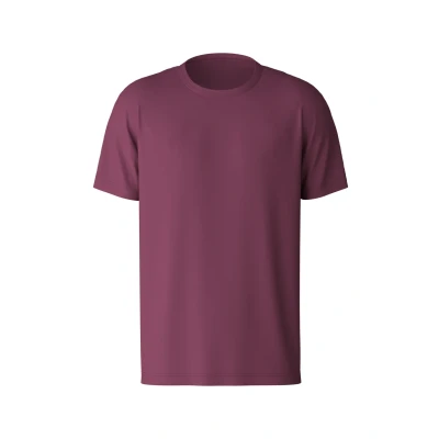 Afbeelding van Calida RMX Sleep Weekend Kurzarm Pyjamashirt, Heren, Maat: Large, Mulberry red