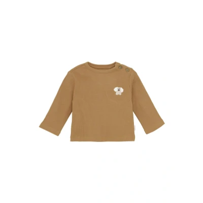 Afbeelding van Noppies Jongens Longsleeve Sherburn Biscuit 56 97% Biologische katoen / 3% Elastomeer