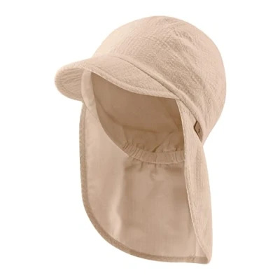 Afbeelding van Sterntaler Peaked cap met nekbeschermingsstructuur beige