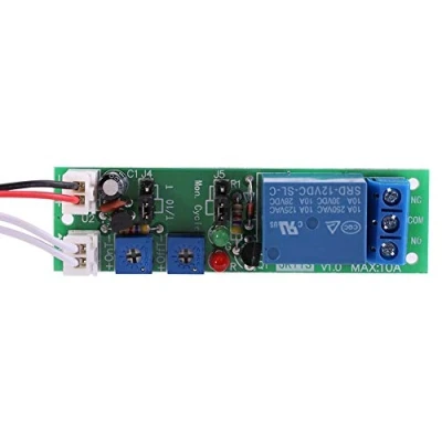 Afbeelding van 1pc DC 12V / 24V Temps de cycle réglable Module commutation délai On Off Minuterie Temporisateur 6 Types en option(DC12V 0 120mins)