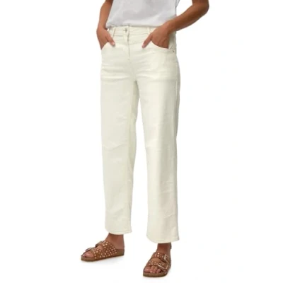 Afbeelding van Street One WIDE LEG Flared Jeans, Dames, Maat: 27x30, Beige