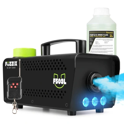 Afbeelding van Fuzzix F503L Party Rookmachine met lichteffect én 1 liter