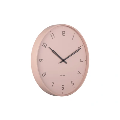Afbeelding van Karlsson Wandklok Stark Rond Zachtroze Ø40cm