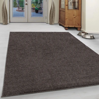 Afbeelding van Basics Effen Vloerkleed Bruin Laagpolig 120x170 cm
