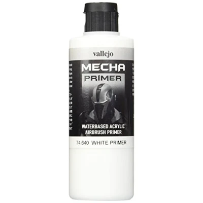 Afbeelding van Vallejo AV Mecha Acrylverf voor Airbrush, White Primer, 200 ml