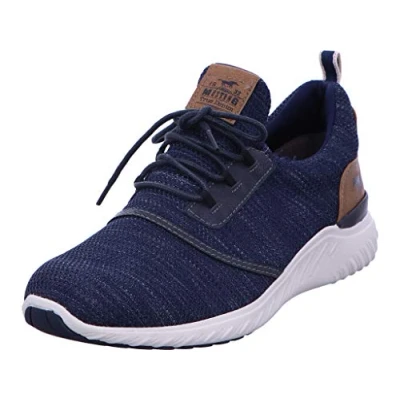 Afbeelding van MUSTANG Herensneakers met veters, blauw navy 820, 42 EU