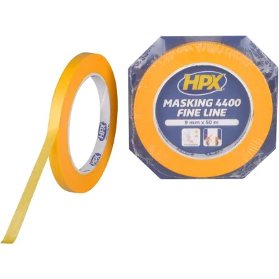 Afbeelding van HPX Masking 4400 Fine Line Oranje 9mm x 50m FP0950