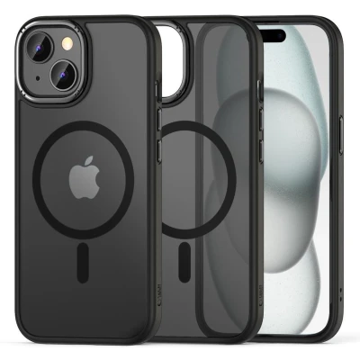 Afbeelding van TECH PROTECT MAGMAT &quot;2&quot; MAGSAFE IPHONE 15 MAT ZWART