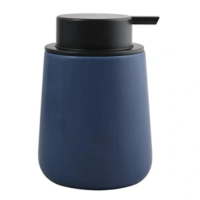 Afbeelding van MSV Zeeppompjedispenser Malmo Keramiek donkerblauw 8,5 x 12 cm