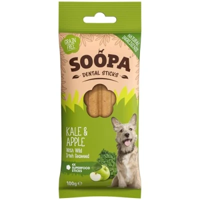 Afbeelding van Soopa Dental Sticks Kale &amp; Apple