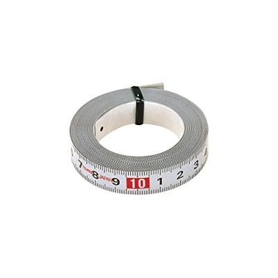 Afbeelding van Tajima Rolmaat lengte 1 m bandbreedte 13 mm zelfklevend stuk PIT 10
