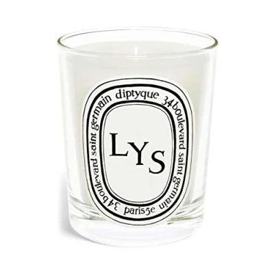 Afbeelding van Diptyque Lys Scented Candle geurkaars 190 gram Wit