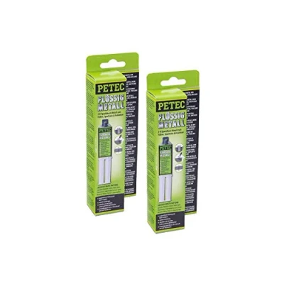 Afbeelding van Petec 97425, 2 x 25 ml, vloeibaar metaal, SB kaart, componenten, epoxyhars