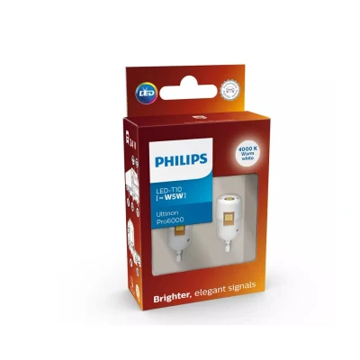 Afbeelding van Philips W5W LED Retrofit Wit 4000K 24V 2 Stuks
