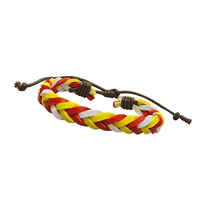 Afbeelding van Fjesta Oeteldonk Armband Gevlochten Sieraden Accessoires Kunstleer One Size