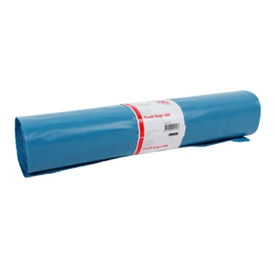 Afbeelding van Afvalzak Quantore LDPE T60 120L blauw extra stevig 70x110cm 20 stuks