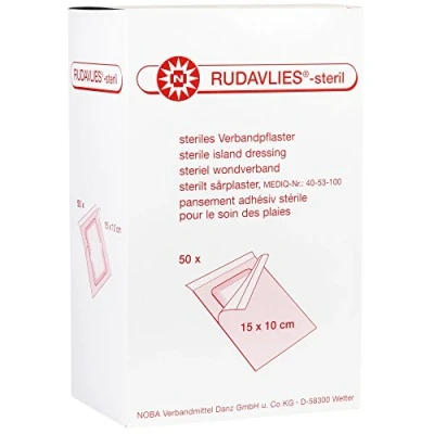 Afbeelding van Noba RUDAVLIES Sterile, Association Patches, Wound Dressing, Size Selection, 50 stuks 15 x 10 cm