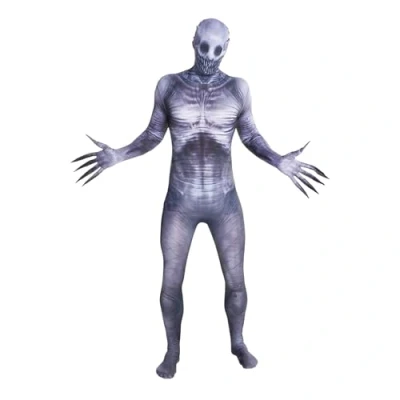 Afbeelding van Morphsuits The Rake kostuum voor volwassenen, monsterverkleding, Halloween en carnaval, L (163 cm 175 cm)