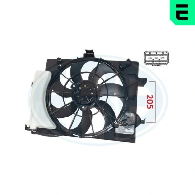 Afbeelding van ERA 352101 Radiator Ventilator 390mm 12V