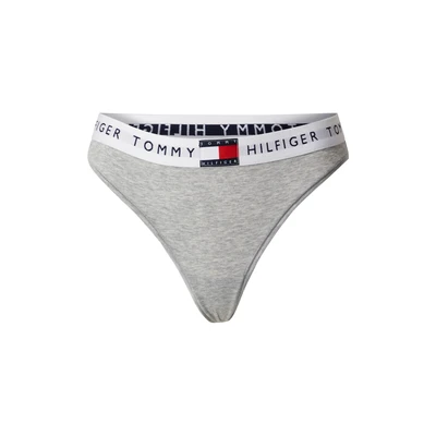 Afbeelding van Tommy Hilfiger Classic Thong String, Dames, Maat: 36, Light grey heather