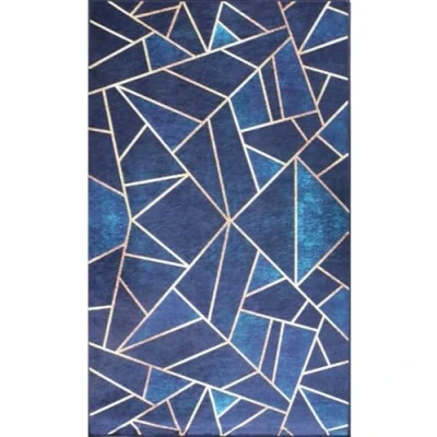 Afbeelding van Mani TEXTILE TPS_BLEUDO_160 tapijt, polyester, blauw, 160 x 230