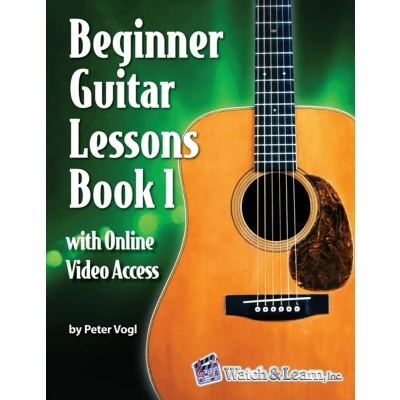 Afbeelding van Beginner Guitar Lessons Book 1: with Online Video Access