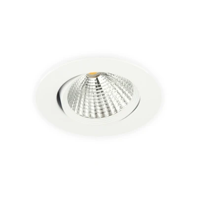 Afbeelding van Inbouwspot LED 7W Dimbaar, Wit, Rond, Kantelbaar, 230V