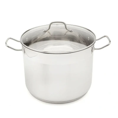 Afbeelding van Florina Gastro RVS soeppan kookpan groot 28 x 22 cm 13 liter