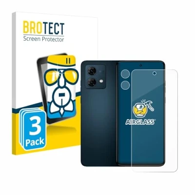 Afbeelding van 3x BROTECT AirGlass Glas Screenprotector voor Motorola Moto G84 (Voor+Camera)