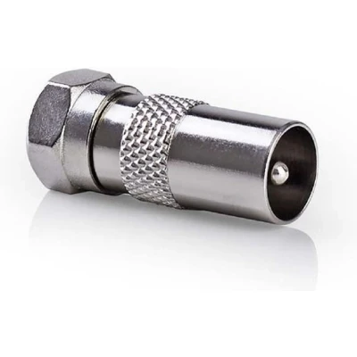 Afbeelding van Coax plug F connector Adapter per stuk