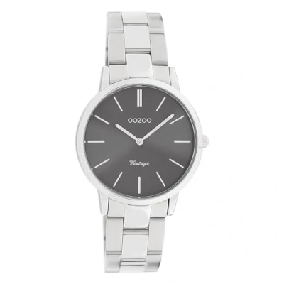 Afbeelding van OOZOO C20042 Horloge Vintage staal zilverkleurig grijs 34 mm